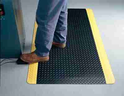 Wearwell Diamond Plate SpongeCote Ultrasoft Mat 