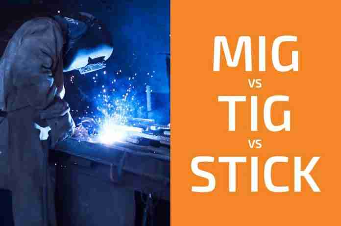 Welding types TIG vs MIG vs Electrode vs Arc