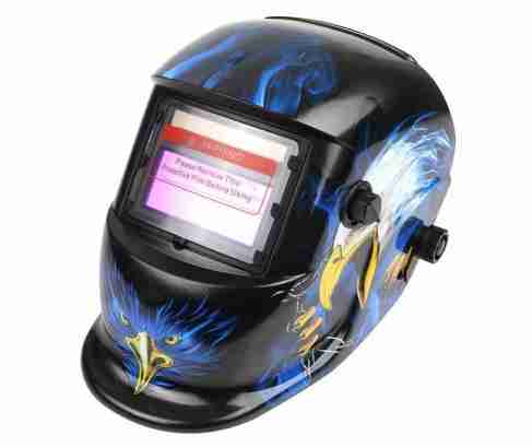 FIXKIT Solar Powered Welding Helmet Automatic Darkening and Eye-protecting Mask