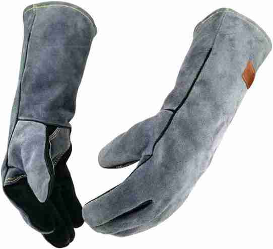WZQH Leather Forge Welding Gloves 16 INCH