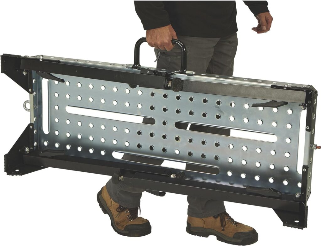 Klutch 1000-Lb Cap Height-Adjustable Steel Welding Table - 46inLx18inWx28.5â€“36inH