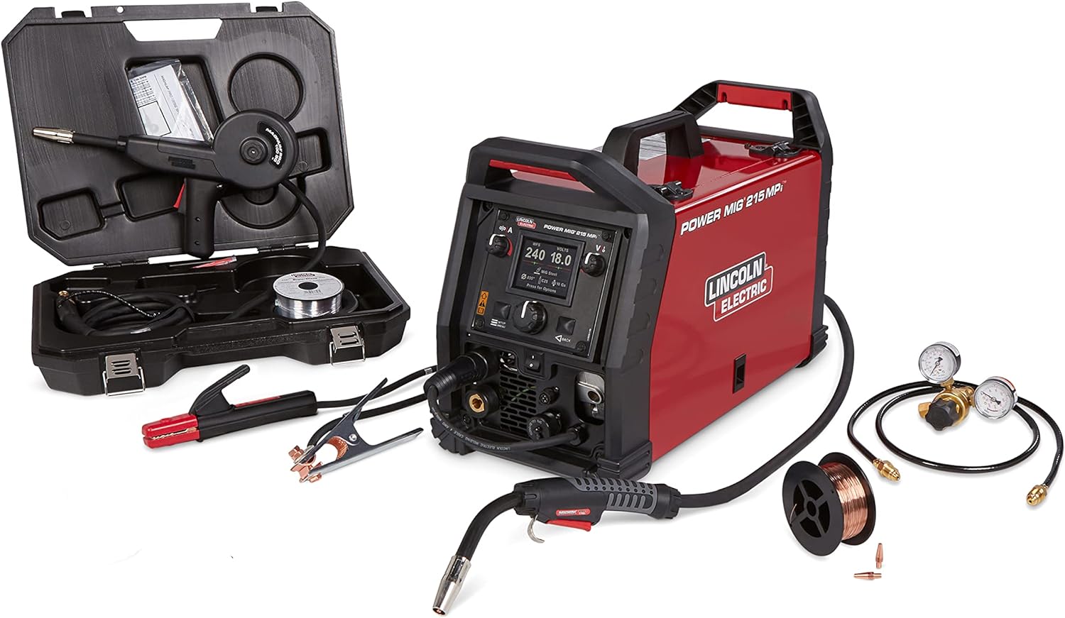 lincoln electric k4877 1 power mig 215 mpi multi process welder aluminum one pak review