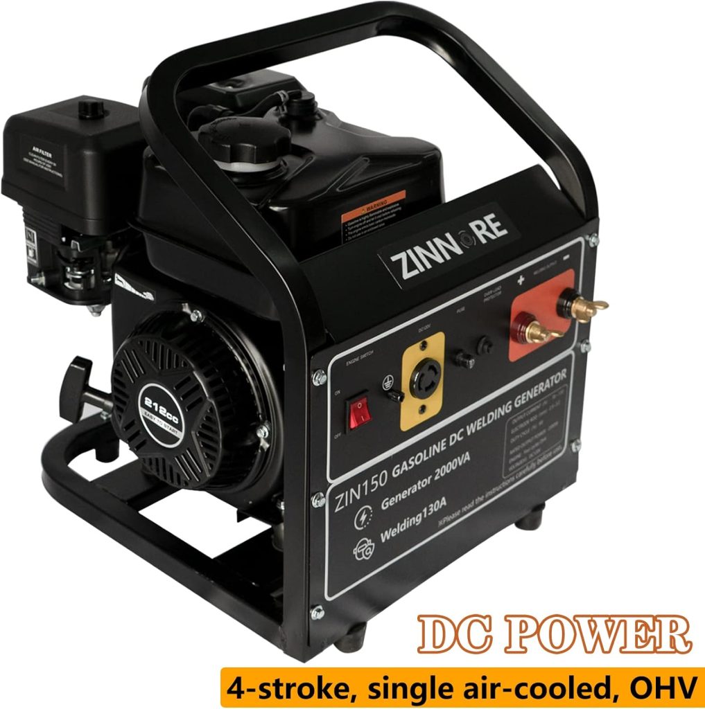 Portable 2000 Watt Engine Driven Welder 130 Amp Stick Welder