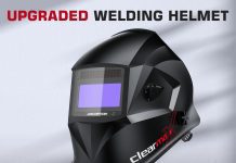 arccaptain large viewing screen welding helmet 1111 top optical clarity auto darkening welding hood 4 arc sensor 125000s 2