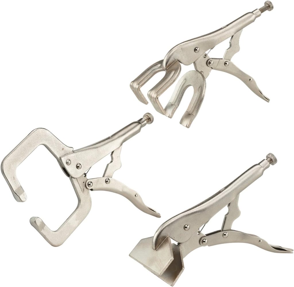 Capri Tools Locking Welding Clamp, 3 Pieces