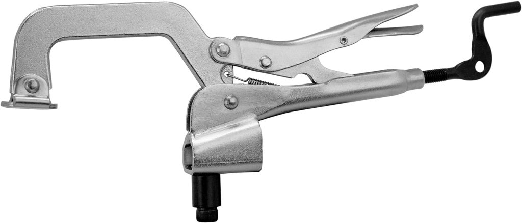 Inserta Pliers, ∅5/8 Insert, 2 Throat Depth, 2-3/8 Opening, Table Mounted Clamp, Rear Crank Handle, For BuildPro Welding Tables, PTT522K, BuildPro