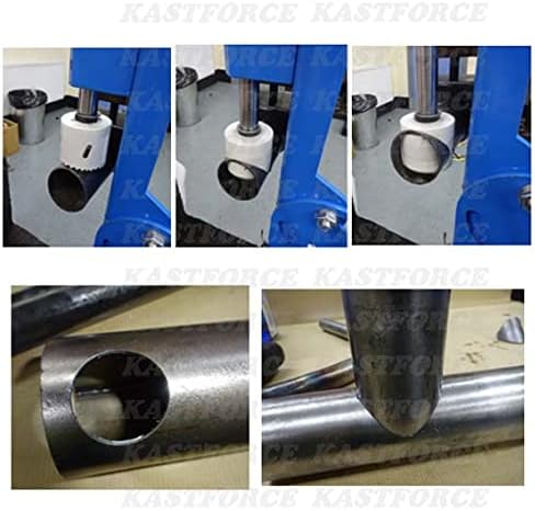 KF5008 2 Inch Hole Saw Pipe Tube Notcher Tubing Notcher Tube Pipe Notcher Adjustable up to 60 Degree