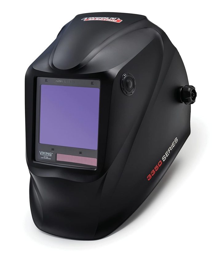 lincoln electric k3034 4 viking 3350 auto darkening welding helmet with 4c lens technology matte black extra large