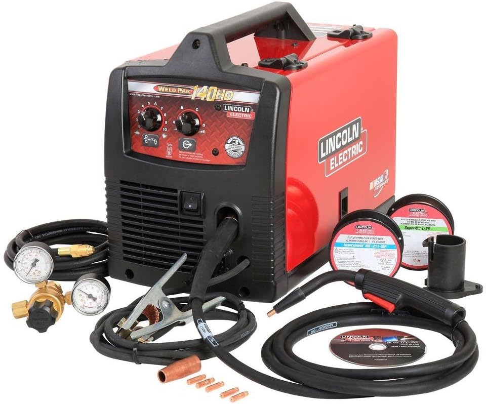 lincoln electric weld pak 140 hd wire feed welder k2514 1