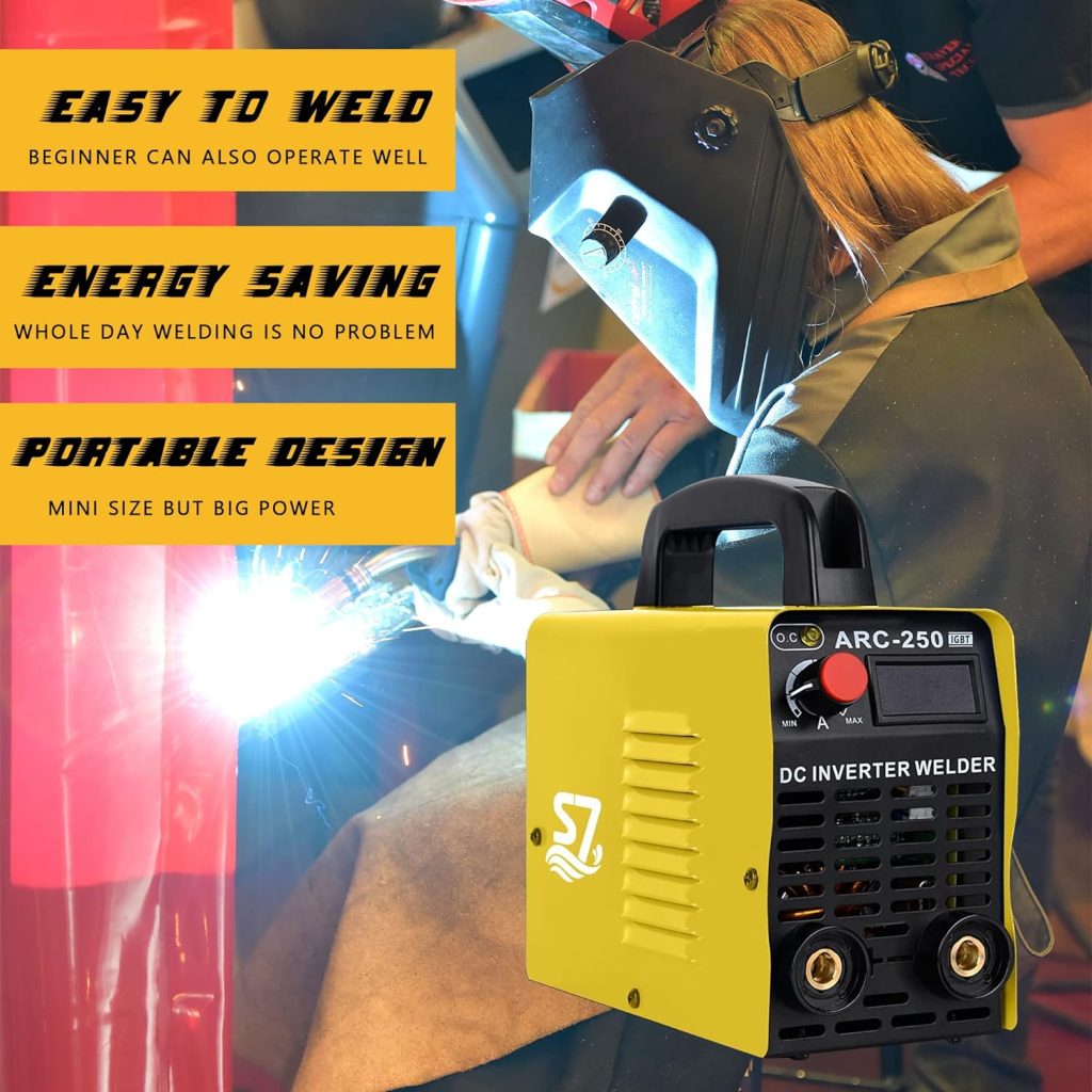 S7 Powerful 200Amp ARC Stick Welder for Beginners - 110V Welding Machine with Welding Rod Tools