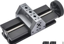 double ended mini bench vise by am arrowmax crafted from aerospace grade aluminum alloy and precision cnc machined enhan