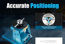 tfcfl turntable table dc24v 15w rotary welding positioner turntable table high positioning accuracy suitable for cutting 1