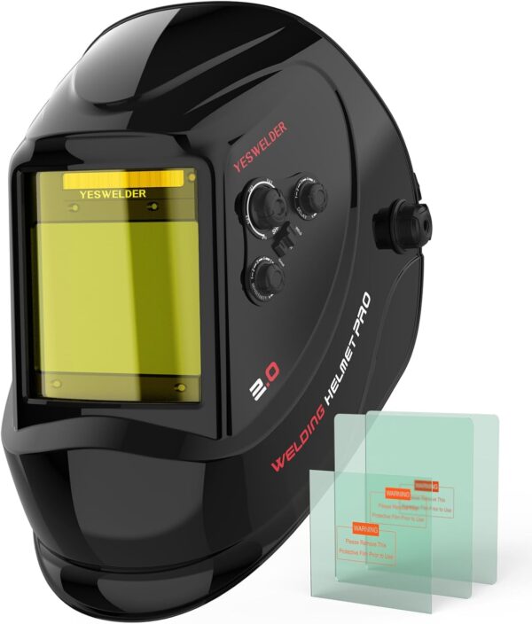 YESWELDER Large Viewing Screen True Color Welding Helmet LYG-M800H