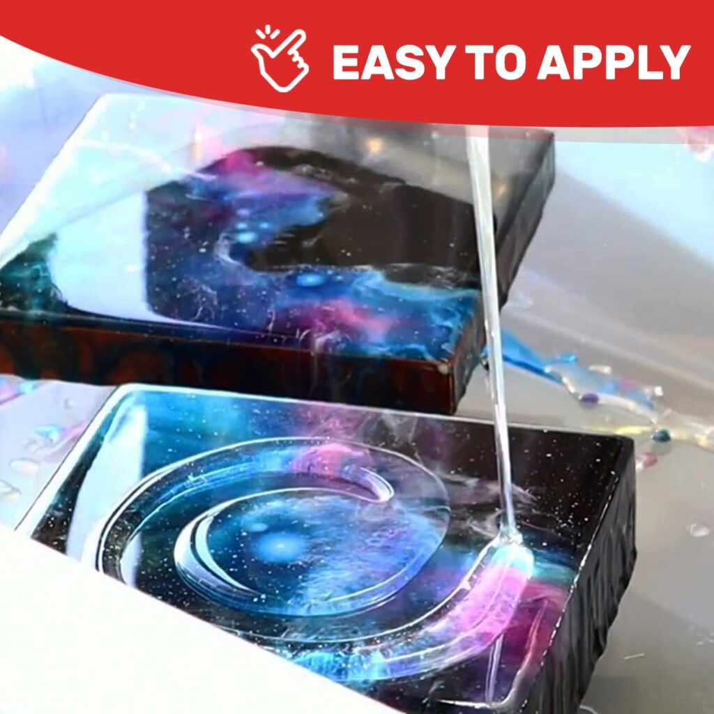 MAS Epoxies Art Pro Epoxy Clear Kit 1-Gallon (0.5-Gal Resin and 0.5-Gal Hardener) Low Viscosity and Enhanced UV Resistance, Ideal for Jewelry Making, Flower Preservation, and Other Resin Crafts