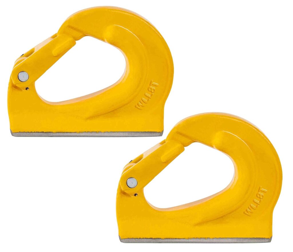 Mytee Products 8 Ton Weld on Anchor Hook G80 Wrecker Tow Truck Rotator Rollback 17600 Load Limit (2 Pack)