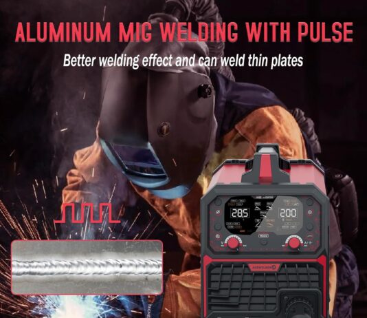 Aluminum MIG Welder with Pulse 200A Review