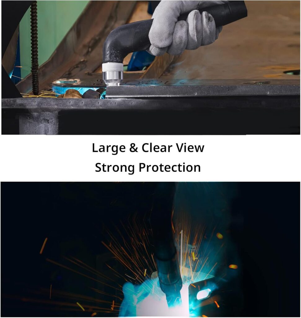 Argon Arc Welding Helmets 3.86x1.61, Detachable Flip-up Without Delay, Black Glass Lift Front Welding Mask with Adjustable Headgear, Shade 10