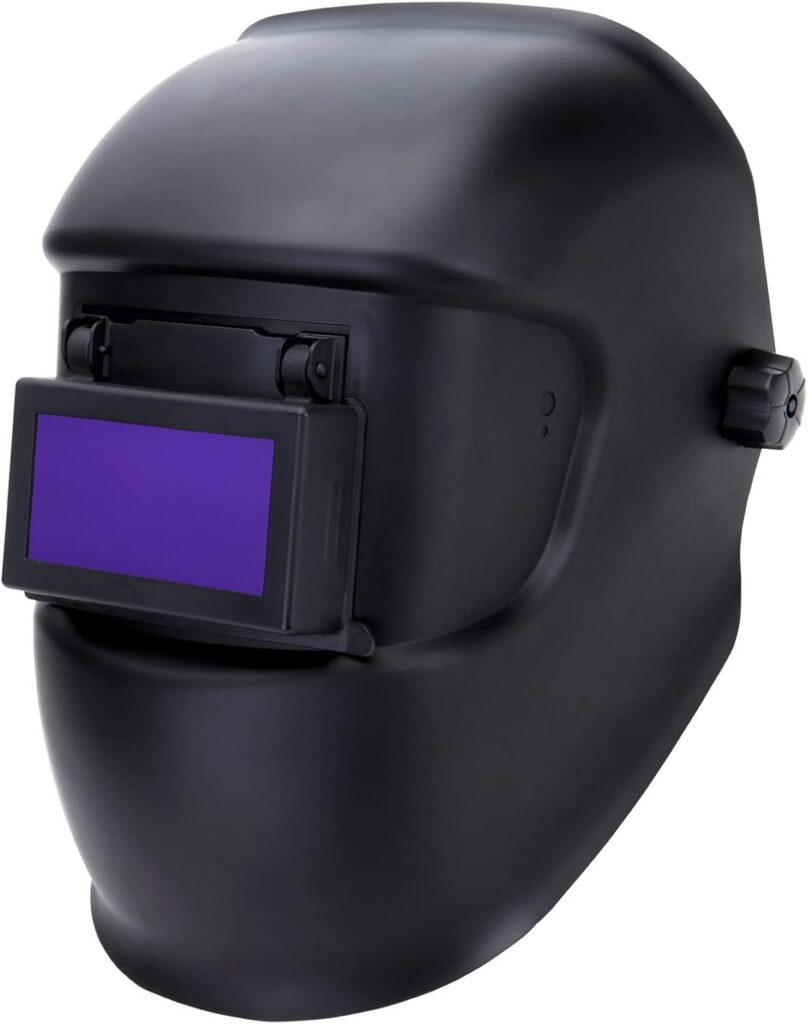 Argon Arc Welding Helmets 3.86x1.61, Detachable Flip-up Without Delay, Black Glass Lift Front Welding Mask with Adjustable Headgear, Shade 10