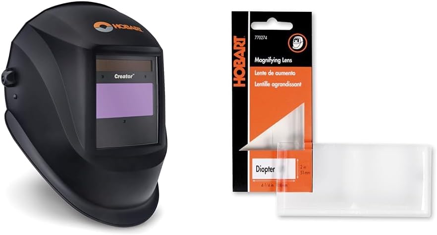 Hobart 770866 Auto-Darkening Welding Helmet, Black