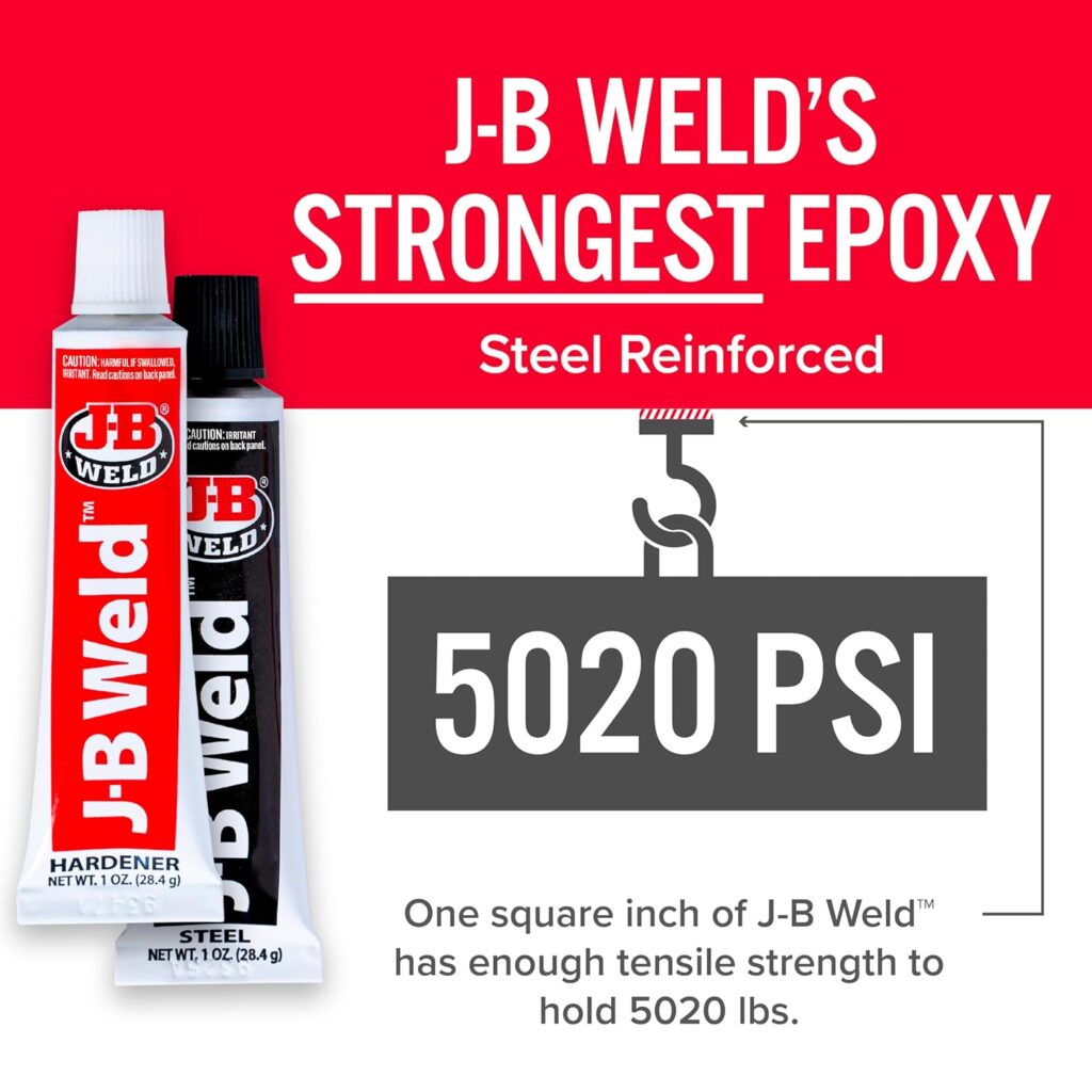 J-B Weld 8265S Original Cold-Weld Steel Reinforced Epoxy - 2 oz.