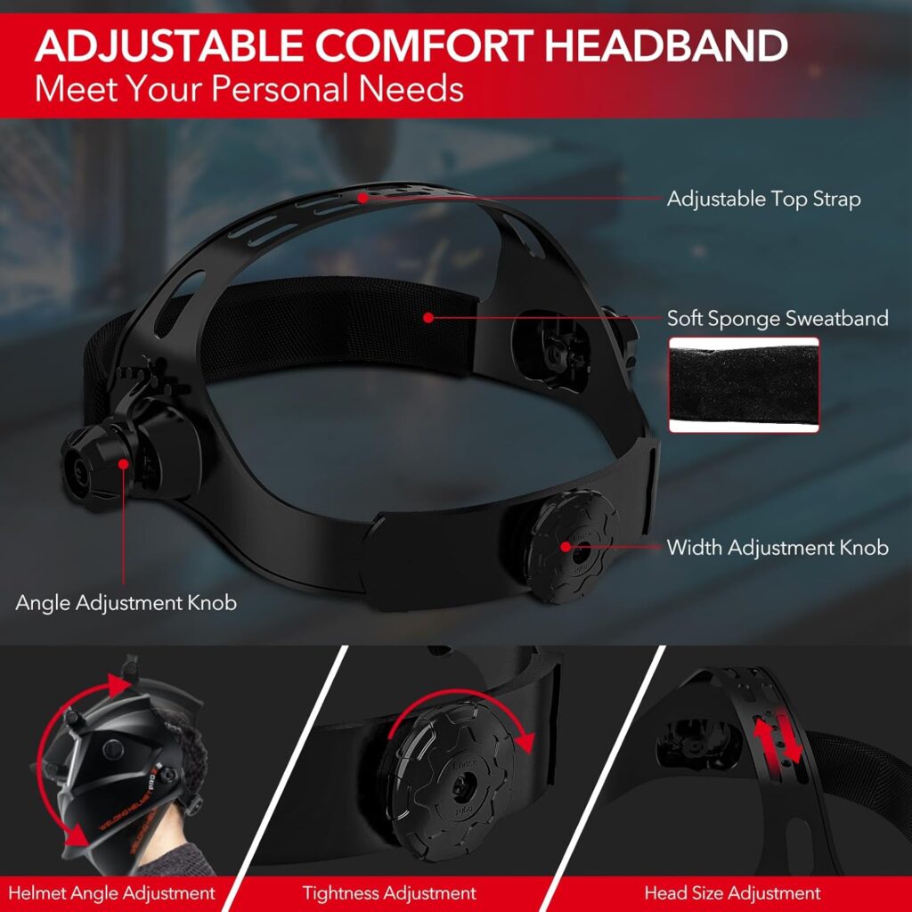Welding Hood Auto Darkening Welding Helmet with Light True Color 1/1/1/2 Top Optical Clarity Wide Shade 9-13 Welding Mask with Grinding Weld Helmet (KTS-JD03) Welding Hood Auto Darkening Welding Helmet with Light True Color 1/1/1/2 Top Optical Clarity Wide Shade 9-13 Welding Mask with Grinding Weld Helmet (KTS-JD03)