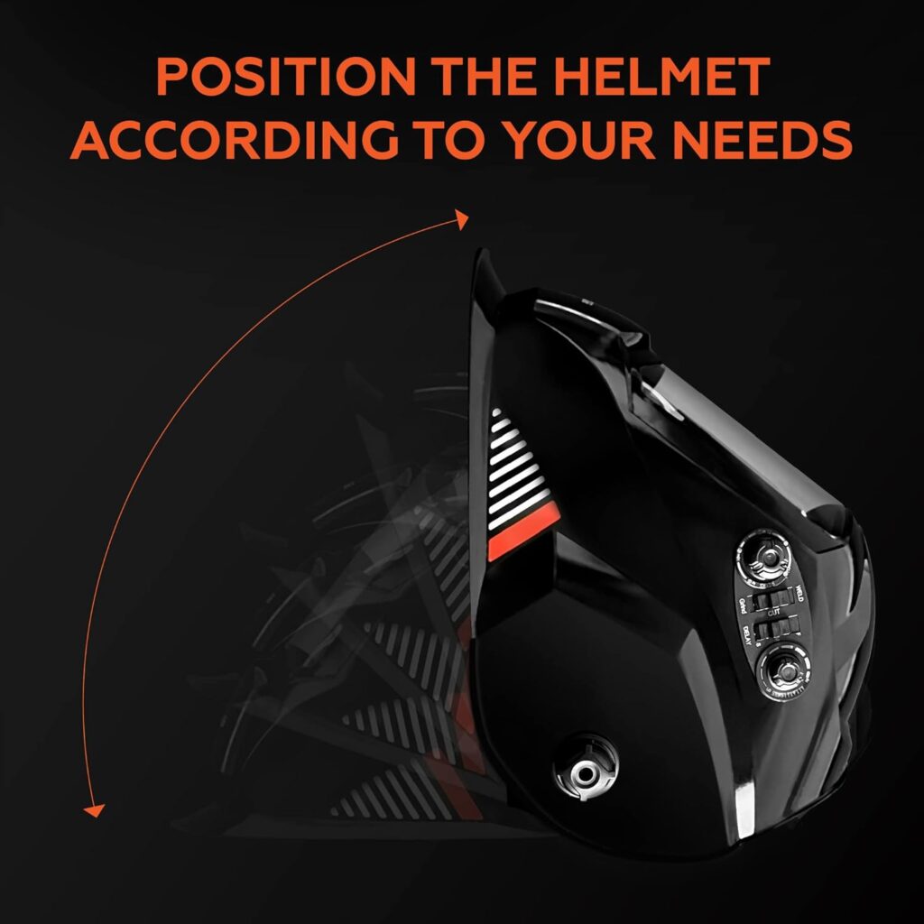 Large Viewing Screen True Color Solar Power Auto Darkening Welding Helmet, Wide Shade 4/5-9/9-13 for Tig Mig Arc Weld Grinding Welder Mask,16800FSH Large Viewing Screen True Color Solar Power Auto Darkening Welding Helmet, Wide Shade 4/5-9/9-13 for Tig Mig Arc Weld Grinding Welder Mask,16800FSH