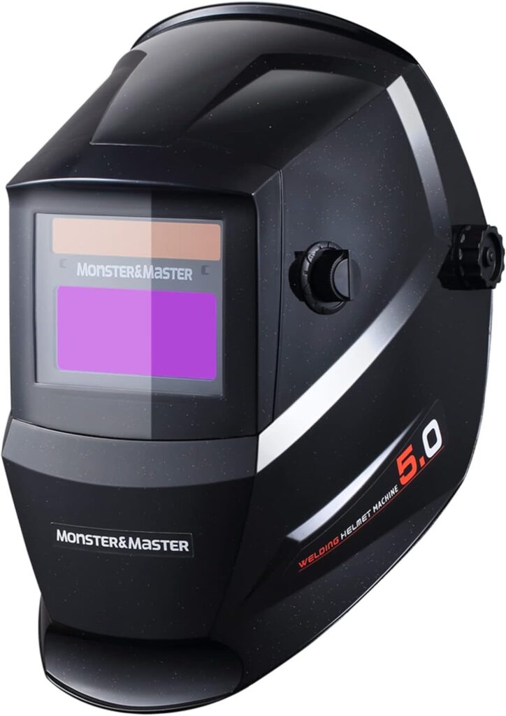 Monster Master Auto Darkening Welding Helmet for Men, Solar True Color Welding Hood Auto Darkening, 003 Monster Master Auto Darkening Welding Helmet for Men, Solar True Color Welding Hood Auto Darkening, 003