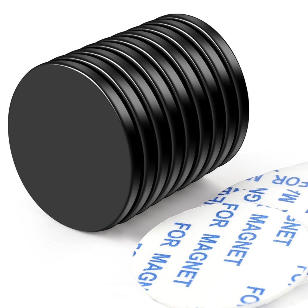 LOVIMAG Waterproof Strong Rare Earth Magnets,Super Strong Neodymium Disc Magnets with Epoxy Coating and Double-Sided Adhesive for Fridge, Scientific, Craft,Office etc, 1.26 inchx1/8 inch-Pack of 9 LOVIMAG Waterproof Strong Rare Earth Magnets,Super Strong Neodymium Disc Magnets with Epoxy Coating and Double-Sided Adhesive for Fridge, Scientific, Craft,Office etc, 1.26 inchx1/8 inch-Pack of 9