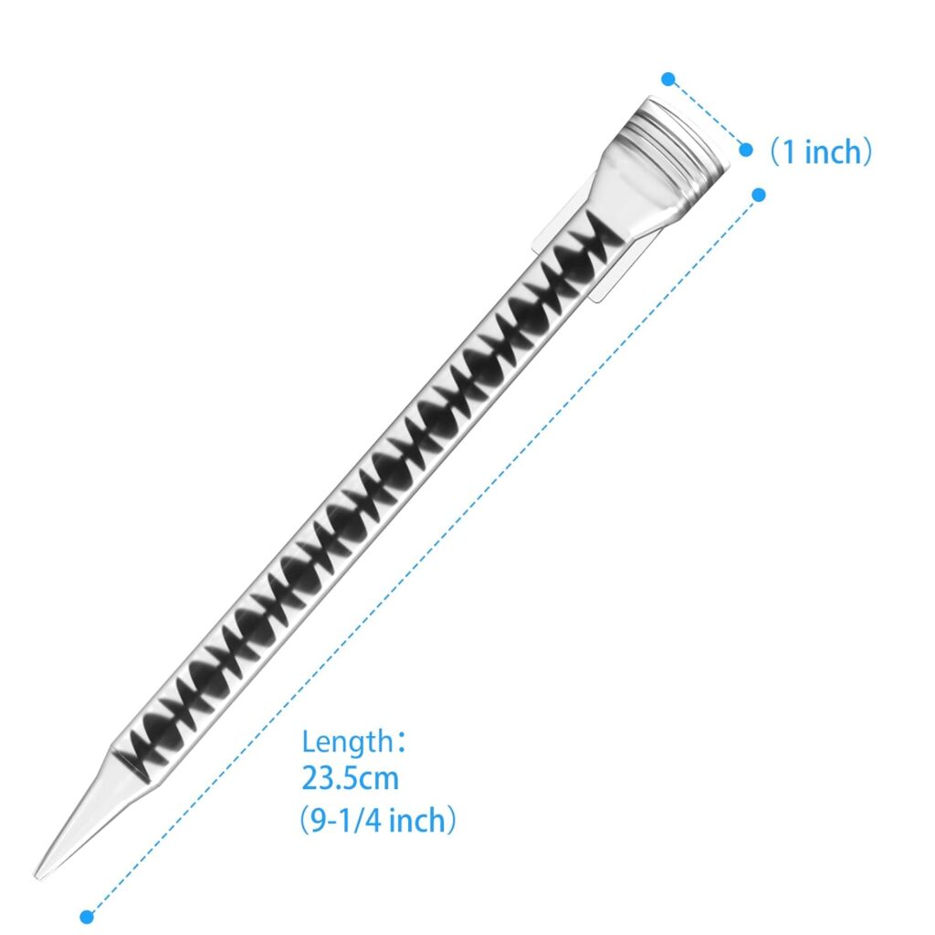 NADAMOO 20 Pcs Mixing Nozzle Tip for 200 mL and 400 mL Dual Cartridges, 1 Diameter x 9-1/4 Length (2.5cm Diameter x 23.5cmLength) Black NADAMOO 20 Pcs Mixing Nozzle Tip for 200 mL and 400 mL Dual Cartridges, 1 Diameter x 9-1/4 Length (2.5cm Diameter x 23.5cmLength) Black