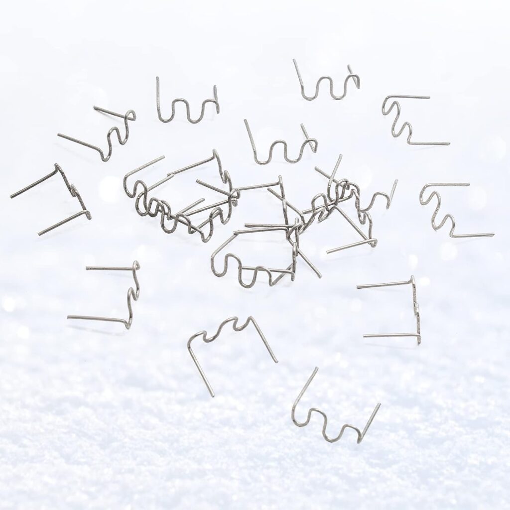 Rierdge Hot Staples 0.6mm 0.8mm Wave Shaped Automotive Plastic Repair Machine Welding Hot Staples for All Cars with Storage Box, 1200 PCS Rierdge Hot Staples 0.6mm 0.8mm Wave Shaped Automotive Plastic Repair Machine Welding Hot Staples for All Cars with Storage Box, 1200 PCS