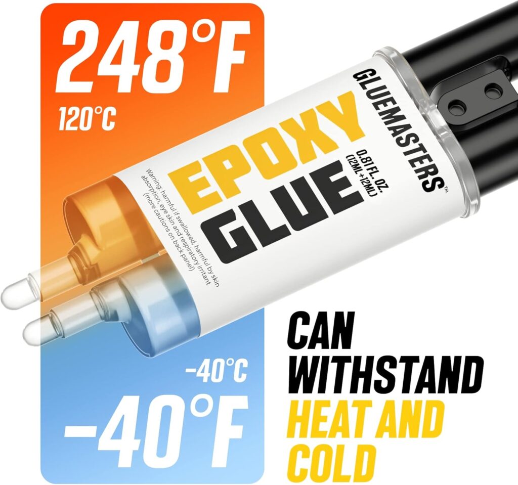 2 Part Epoxy, 5 Minute Set, 0.81 Ounce Syringe, Clear (Pack of 2) 2 Part Epoxy, 5 Minute Set, 0.81 Ounce Syringe, Clear (Pack of 2)