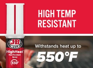 J-B Weld High Heat Epoxy Syringe, Dark Grey review