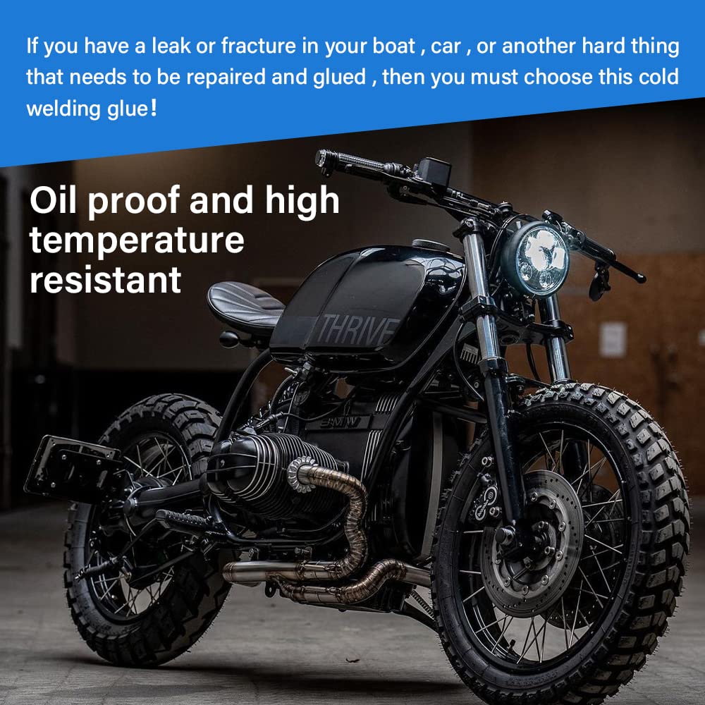 Metal Epoxy Glue 50ml, 2 Part Heavy Duty Cold Weld Epoxy for All Uses, Bonding Metal, Plastic, Ceramics, High-Temperature Resistant Metal Epoxy Glue 50ml, 2 Part Heavy Duty Cold Weld Epoxy for All Uses, Bonding Metal, Plastic, Ceramics, High-Temperature Resistant