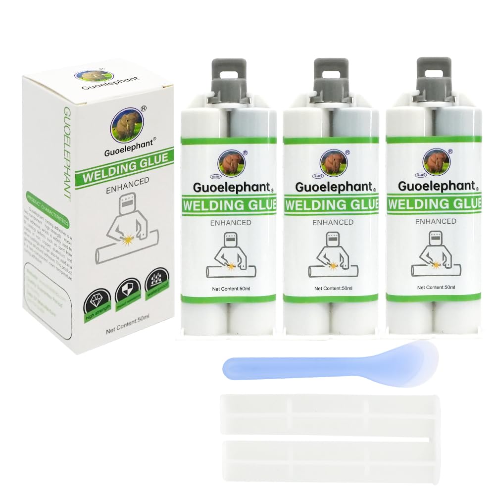 Metal Epoxy Glue 50ml, 2 Part Heavy Duty Cold Weld Epoxy for All Uses, Bonding Metal, Plastic, Ceramics, High-Temperature Resistant Metal Epoxy Glue 50ml, 2 Part Heavy Duty Cold Weld Epoxy for All Uses, Bonding Metal, Plastic, Ceramics, High-Temperature Resistant
