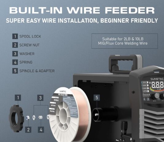 MIG Welder 180A 110V/220V 4-in-1 review
