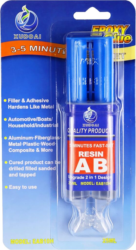 Epoxy Resin, 0.85-Fluid Ounce Metal Epoxy Adhesives, High Viscosity and Strong Epoxies Multi-Purpose Epoxy Glue Instant Repair Wood, Plastic, Glass (Y-Type) Epoxy Resin, 0.85-Fluid Ounce Metal Epoxy Adhesives, High Viscosity and Strong Epoxies Multi-Purpose Epoxy Glue Instant Repair Wood, Plastic, Glass (Y-Type)