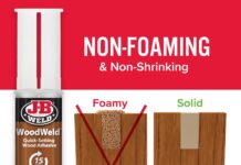 J-B Weld 50151 WoodWeld Epoxy Syringe – Light Tan -.85 fl. oz.