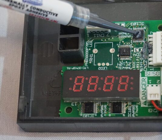 MG Chemicals 8349TFM Thermally Conductive 1 to 1 Epoxy Adhesive, Two Part 25 mL Dual Syringe