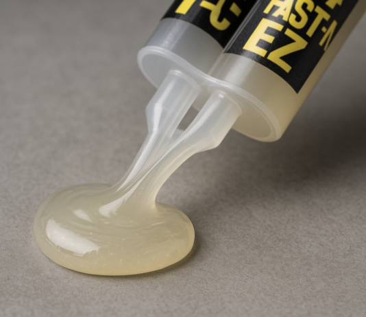 PC Products PC-Fast-N EZ Flexible Epoxy Adhesive Paste, 14 ml in Double Syringe, Translucent 61411