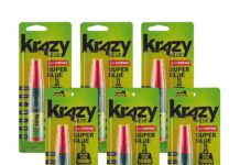Krazy Glue All Purpose Precision Control Superglue Pen (4g), Clear, Fast-Drying Adhesive, One-Drop Applicator for Plastic, Ceramic, Wood, Rubber, Metal, Leather & More