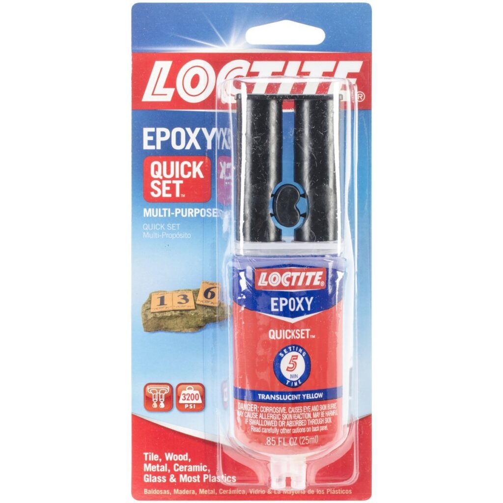 Epoxy Adhesive/Sealant - Loctite Quick Set Epoxy (.85 oz. Syringe) review | Reviews https://www.amazon.com/dp/B00CHBDQ10 - Epoxy Adhesive/Sealant - Loctite Quick Set Epoxy (.85 oz. Syringe) review