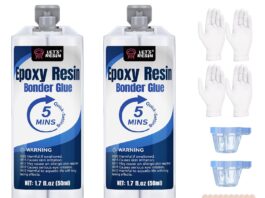 LET’S RESIN 5 Minute Epoxy Glue 3.4 oz, High Strength Adhesive 2-Part Epoxy review LET'S RESIN Minute Epoxy Glue 3.4 oz, High Strength Adhesive 2-Part Epoxy