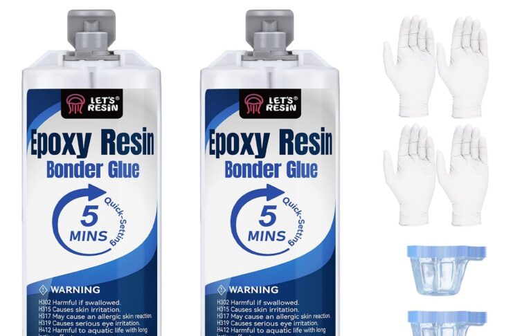 LET’S RESIN 5 Minute Epoxy Glue 3.4 oz, High Strength Adhesive 2-Part Epoxy review LET'S RESIN Minute Epoxy Glue 3.4 oz, High Strength Adhesive 2-Part Epoxy
