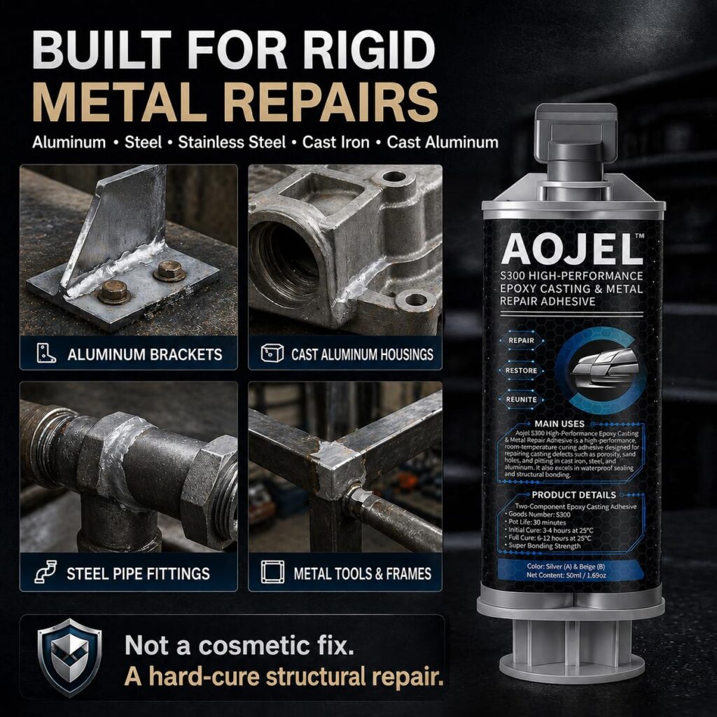 Product Name: S300 Structural Metal Epoxy for Aluminum & Steel, Cold Weld, 1.69 oz review | Reviews S300 Structural Metal Epoxy for Aluminum & Steel, Cold Weld, 1.69 oz